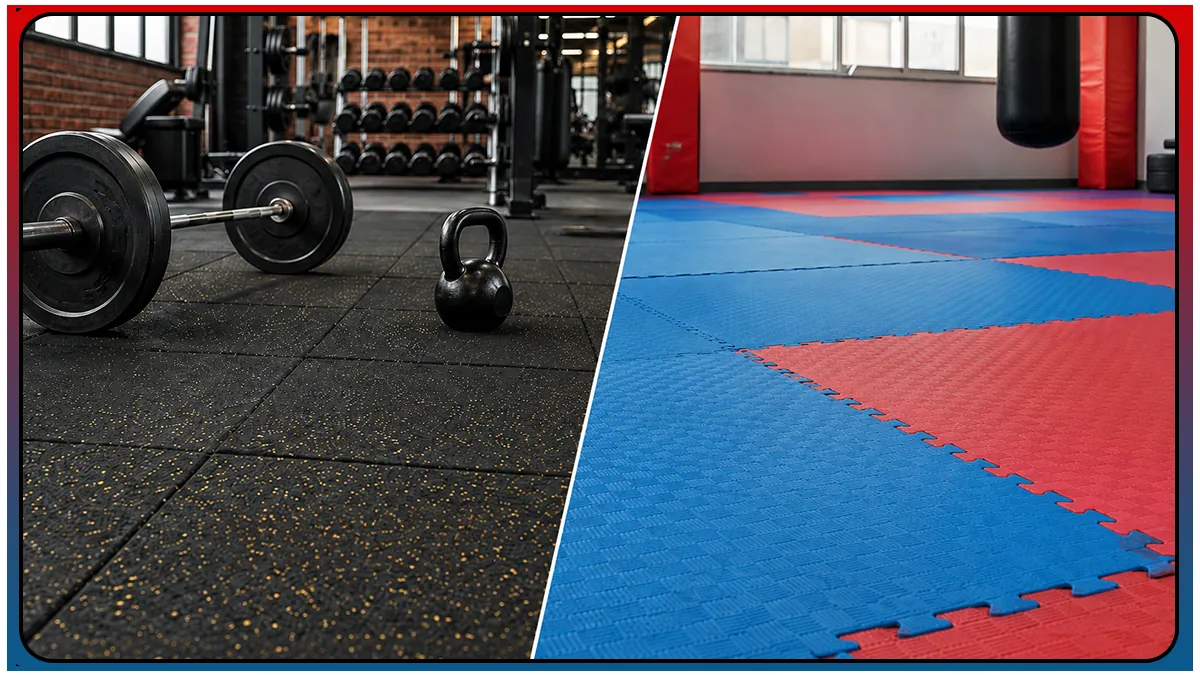 The UMAC strength room and matted training area